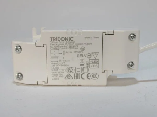 Back side of tridonic spot specs