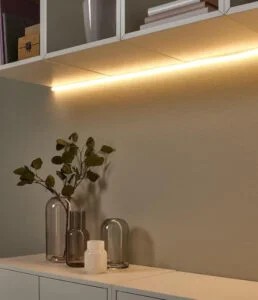 Led strip above table