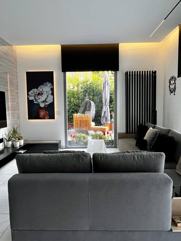 Modern salon in Catherina villa at khenshara