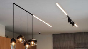 Kitchen lighting at Catherina villa