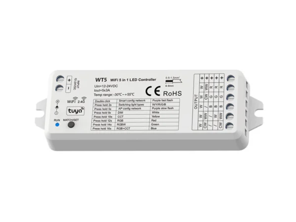 WT5 RGB+CCT CONTROLLER