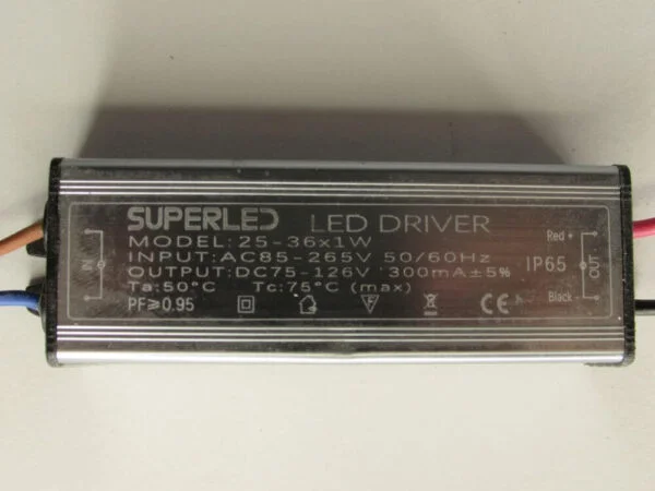 Waterproof LED Driver 25-36*1W