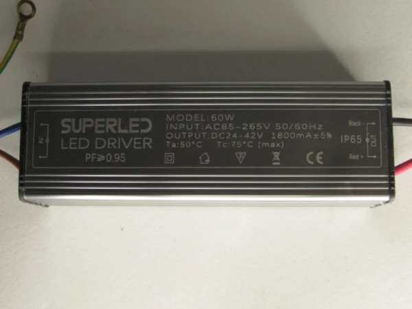 Waterproof LED Driver 60W