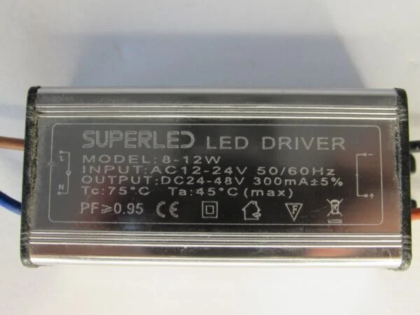 Waterproof LED Driver 8 - 12W