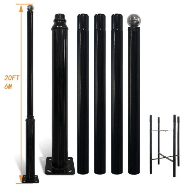 Galvanized Steel Split Street Light Pole