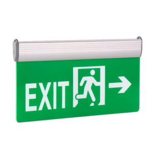 exit-sign LED Emergency Exit Sign, Aluminum and Acrylic