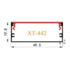 XT-442 Aluminum LED Profile 50x20mm CAD drawing with dimensions XT-442 Aluminum LED Profile 50x20mm CAD drawing with dimensions