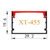 XT-455 Aluminum LED Profile 30x20mm CAD drawing with dimensions